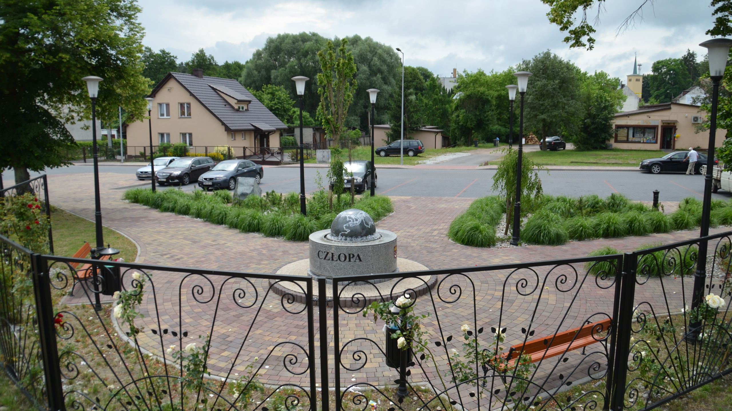 widok na ul. Rynkową - Człopa